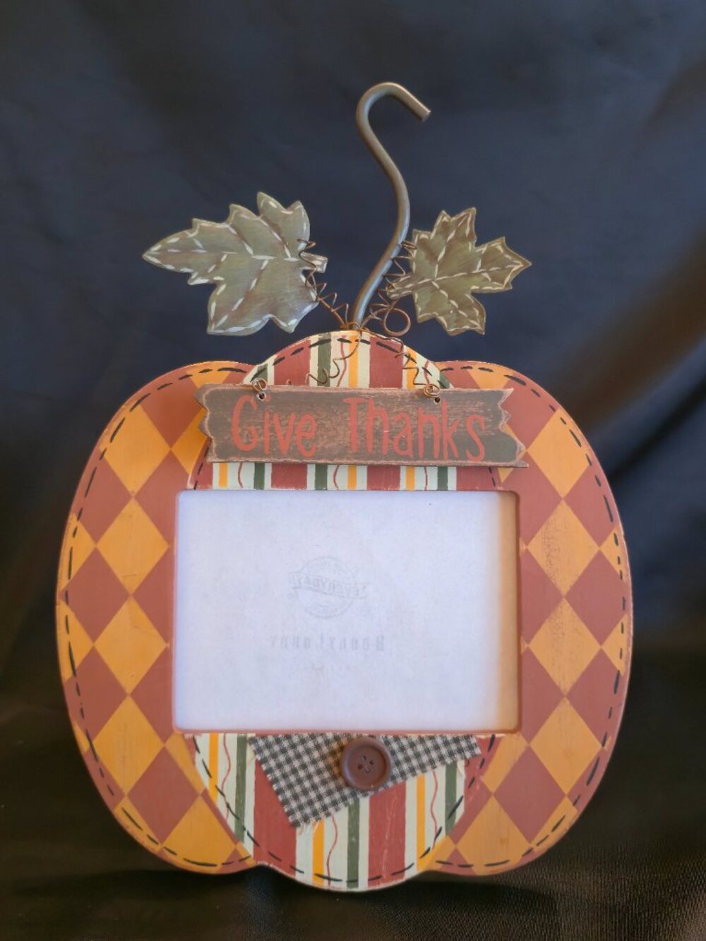 HOBBY LOBBY Give Thanks Pumpkin Picture Frame